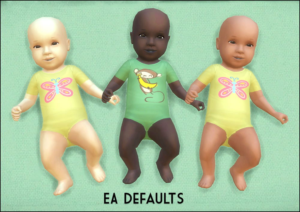 sims 4 baby default replacement skin